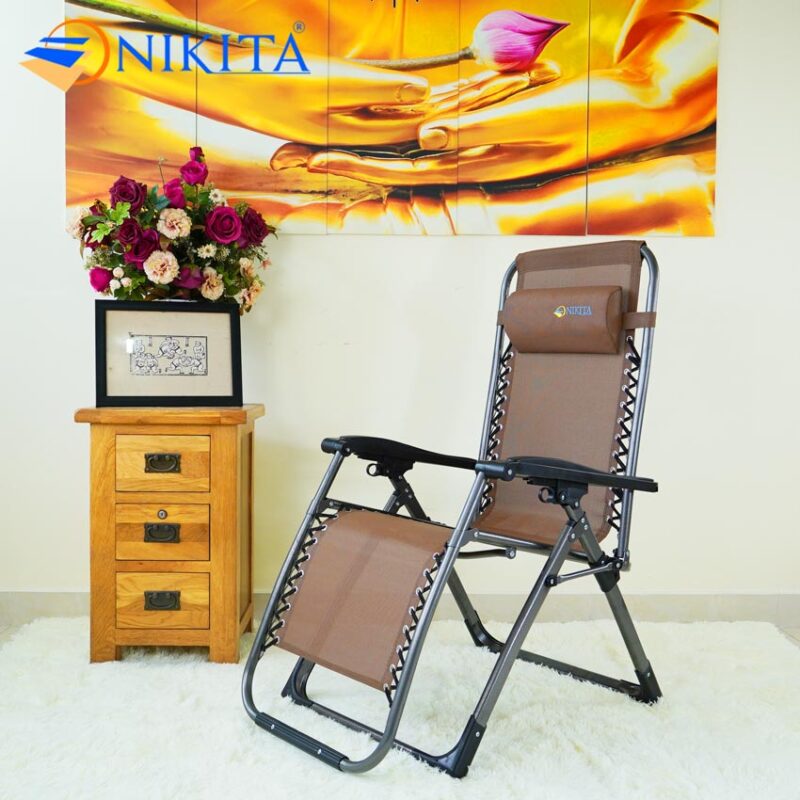 Ghế thư giãn gấp gọn mẫu mới NIKITA 139