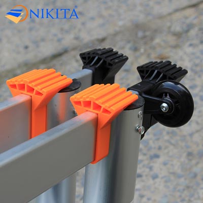 Thang rút chữ A đa năng có bánh xe NIKITA