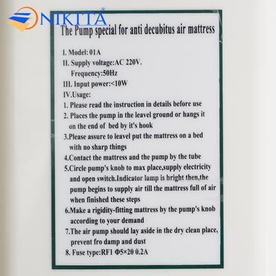 Đệm khí chống loét cho người bệnh NIKITA