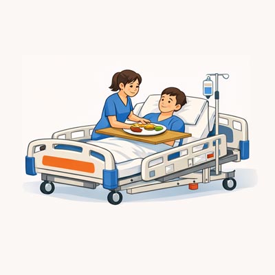 Giường bệnh NIKITA, giường y tế chăm sóc cho người già